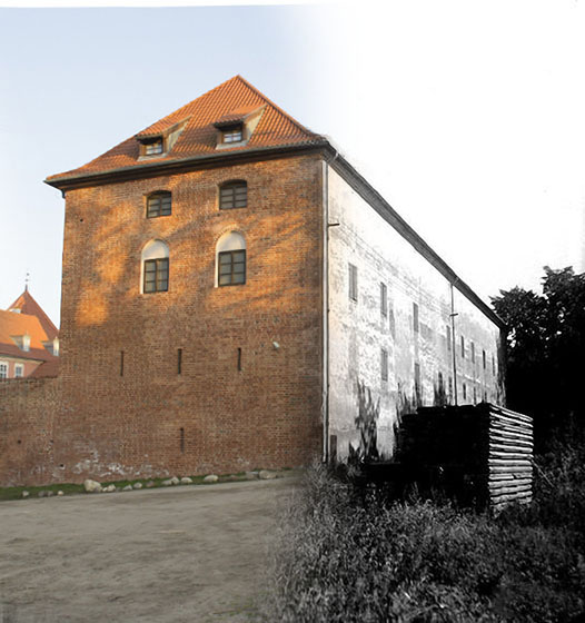 Magazyn solny widok od strony Zamku