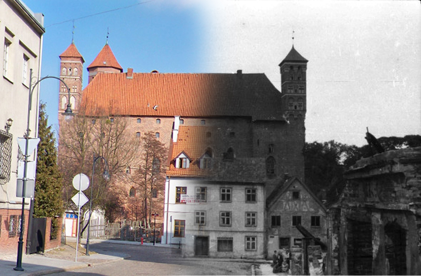 Zamek Biskupów Warmińskich widok od strony Placu Wolności